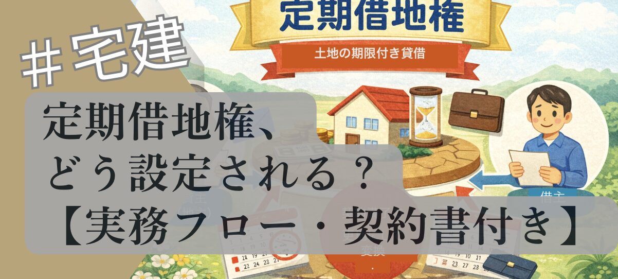 定期借地権について解説するアイキャッチ画像